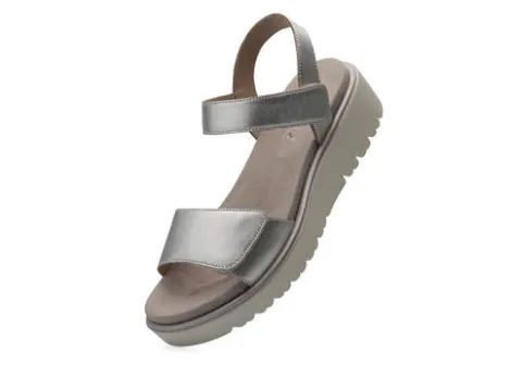 Ara Gold Leather Sandal|123351811G
