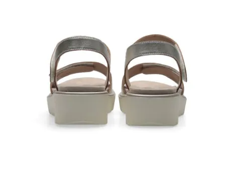 Ara Gold Leather Sandal|123351811G