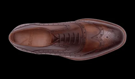 Barker Liffey Brown Brogue Formal Shoe