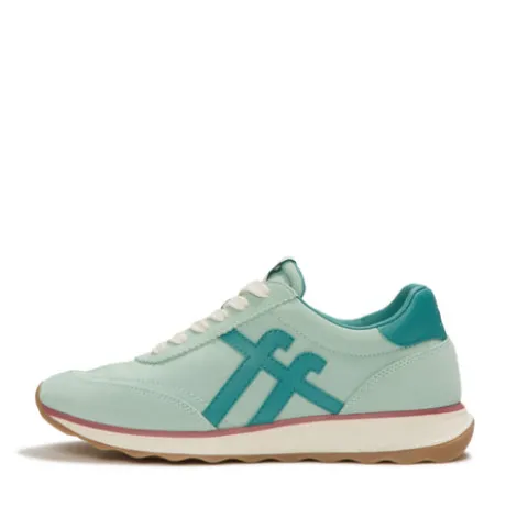 Fitflop Mint Whisper Retro Trainer|A5PE09