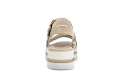 Gabor Beige Wedge Strap Sandal|8462714
