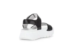 Gabor Black Platform Strap Sandal|8461027