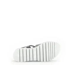 Gabor Blue and Silver Wedge Sandal|8462061