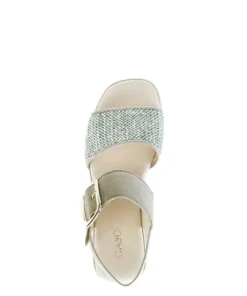 Gabor Green Platform Sandal|8452641