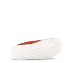 Gabor Red Chili Suede Wide Fit Trainer|8654538