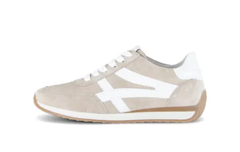 Gabor Soft Beige Suede Trainer |8655633