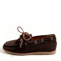 KMB Soft Dark Brown Suede Moccasin|A7600D
