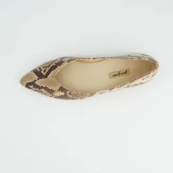 Paul Green Leather Snake Print Pump |3772209