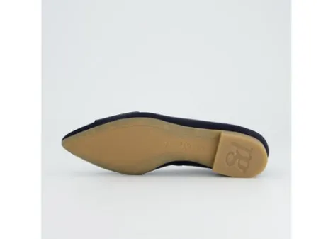 Paul Green Navy Leather Pump|3792190