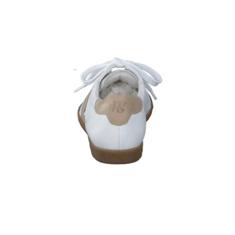 Paul Green White & Taupe Retro Trainer| 5450010