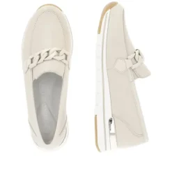 Remonte Beige Mini Wedge Loafer|R671160W