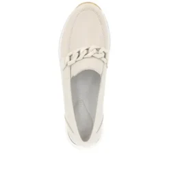 Remonte Beige Mini Wedge Loafer|R671160W