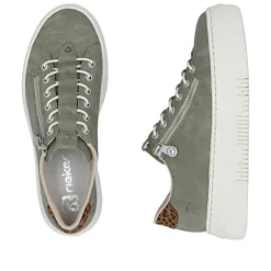 Rieker Green Platform Trainer|M195252GRN