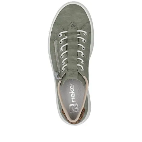 Rieker Green Platform Trainer|M195252GRN