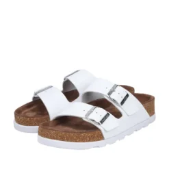 Rieker White Comfort Mule|V319080