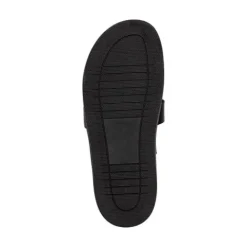 Steve Madden Black leather Strap Sandal|12000835BL