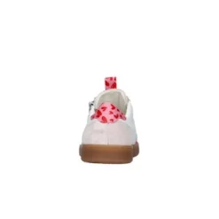 Waldlaufer Wide Fit White and Pink Trainer|704002264
